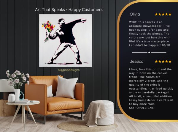 Flower Thrower Art