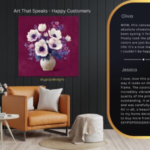 Anemone Bouquet Art