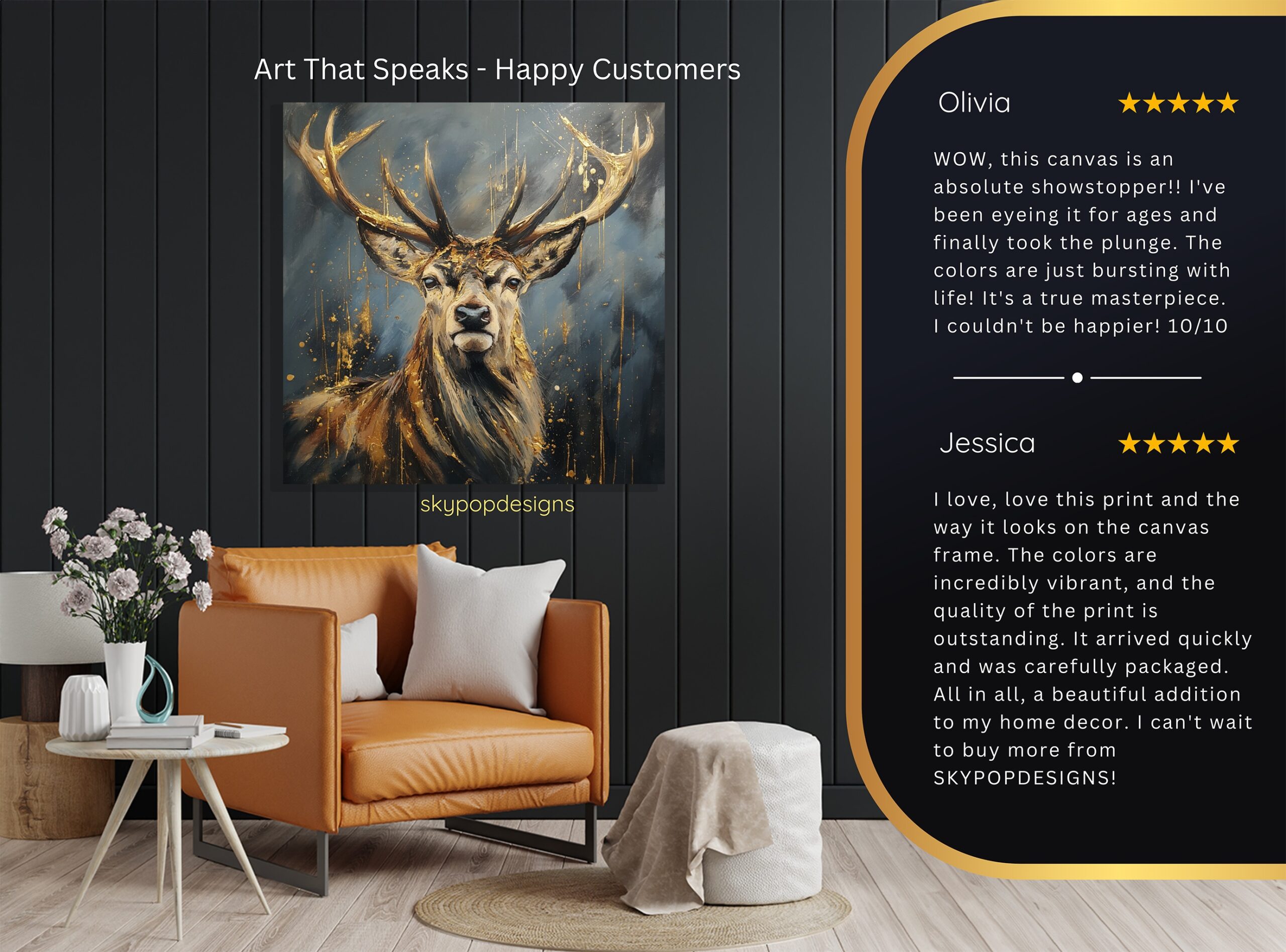 8.jpg Deer Art