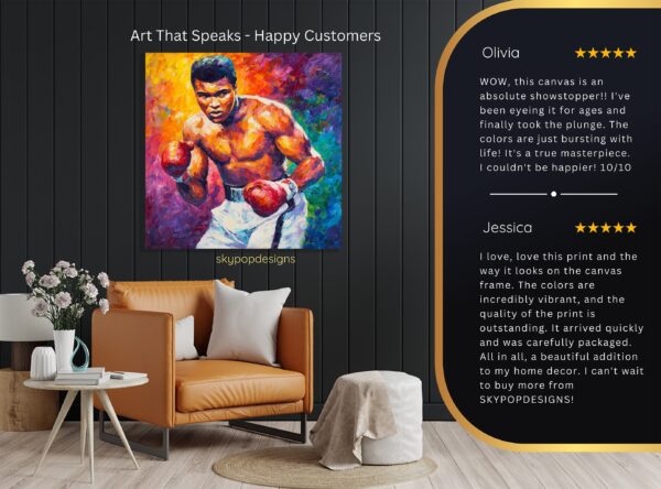 Boxing Champion Art