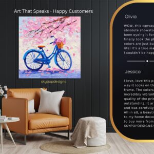 Cherry Blossom Bicycle Art