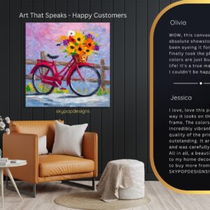 Bicycle Flower Basket Art