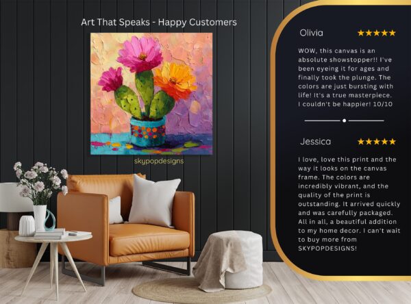 Cactus Bloom Art