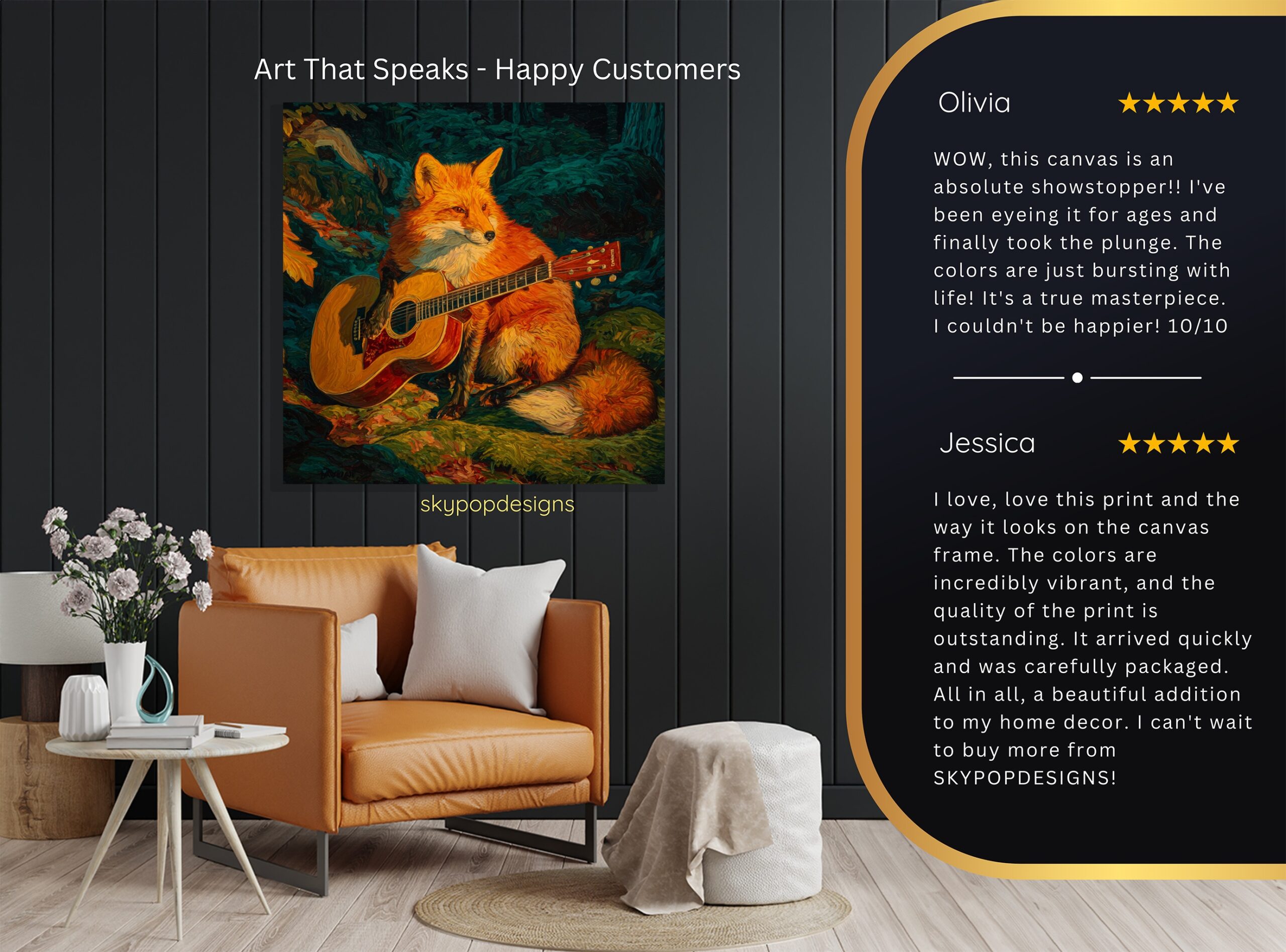 8.jpg Fox Guitar Art