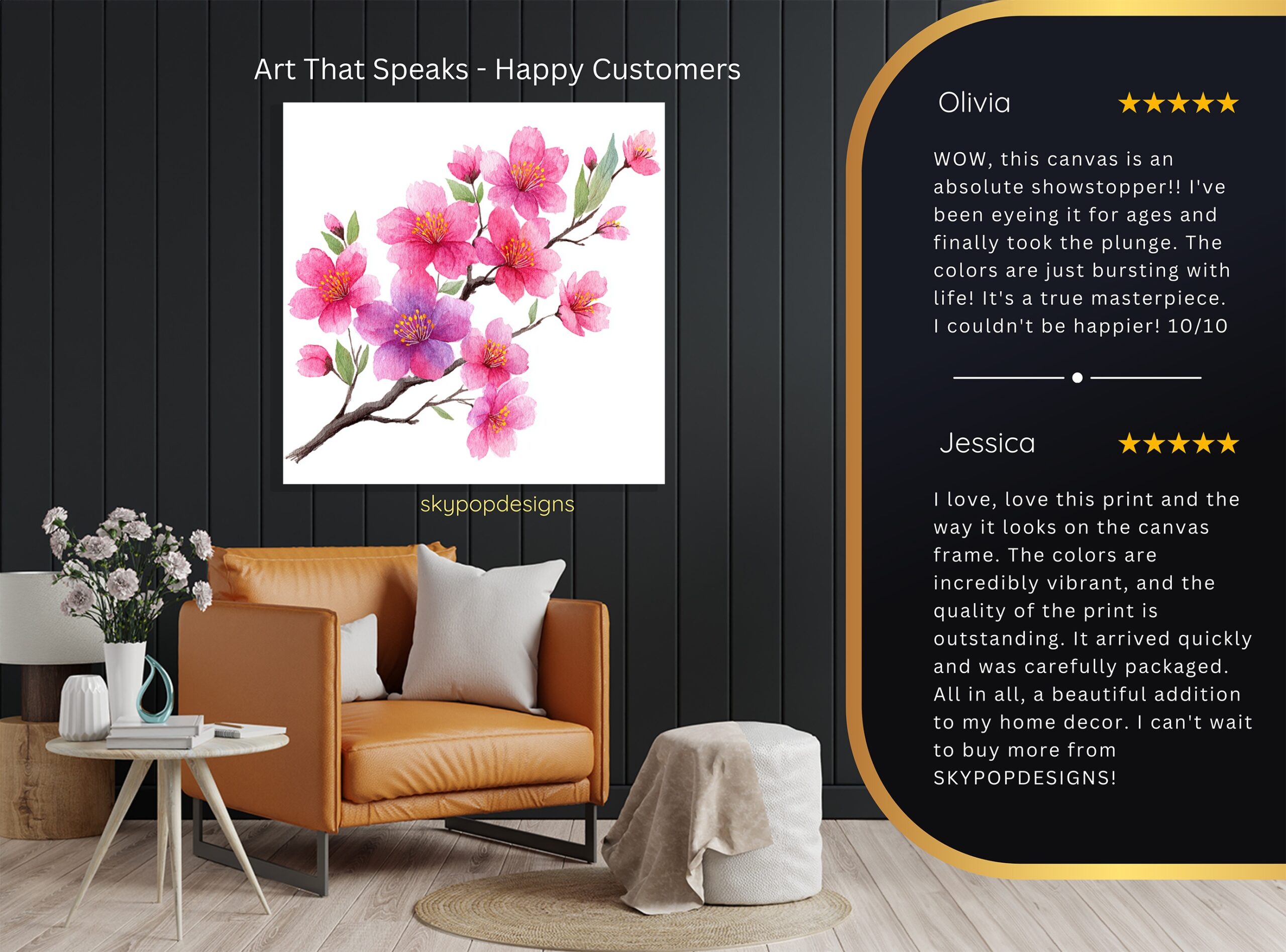 8.jpg Cherry Blossom Branch Art
