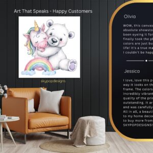 Bear and Unicorn Art