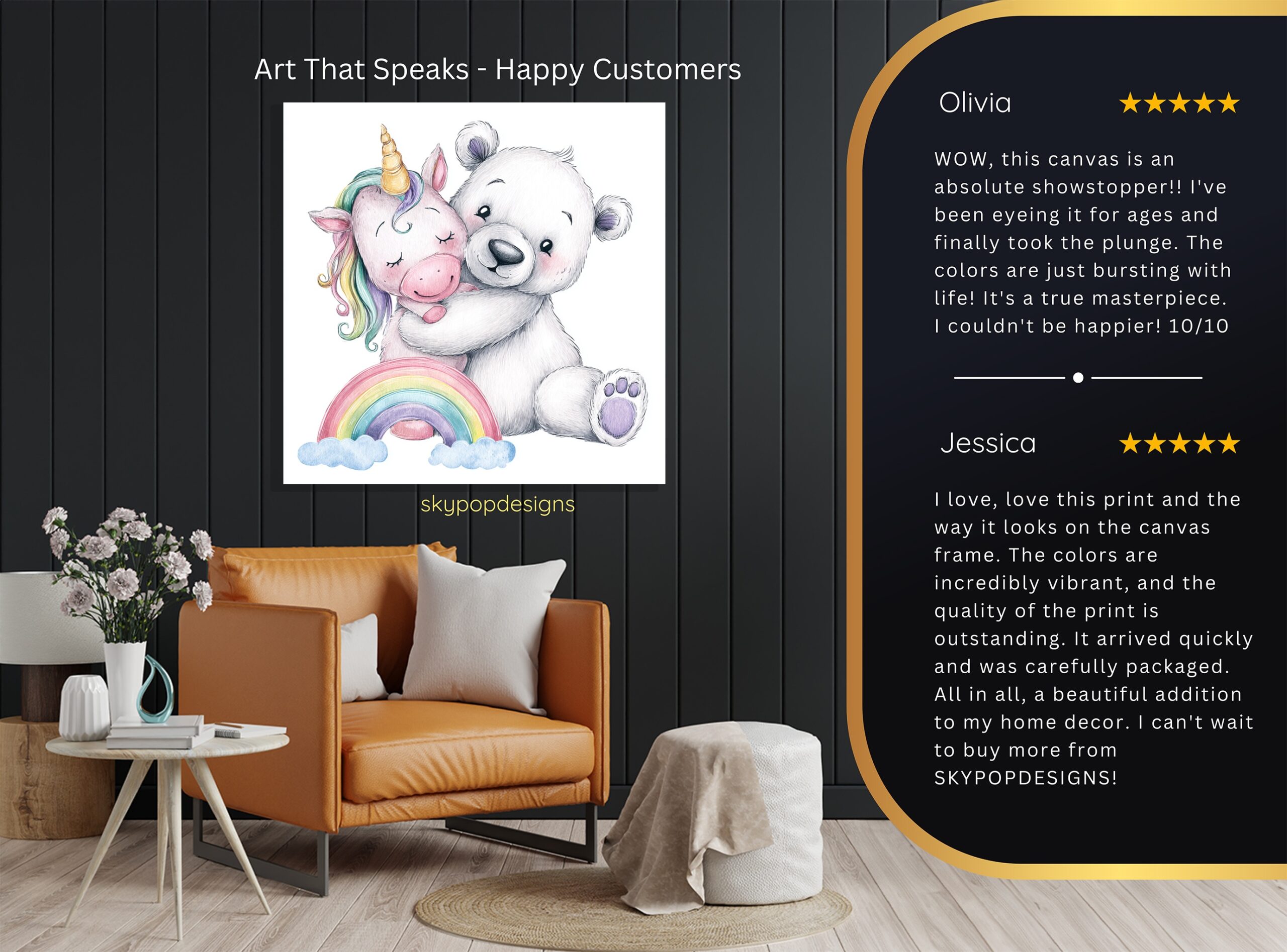 8.jpg Bear and Unicorn Art