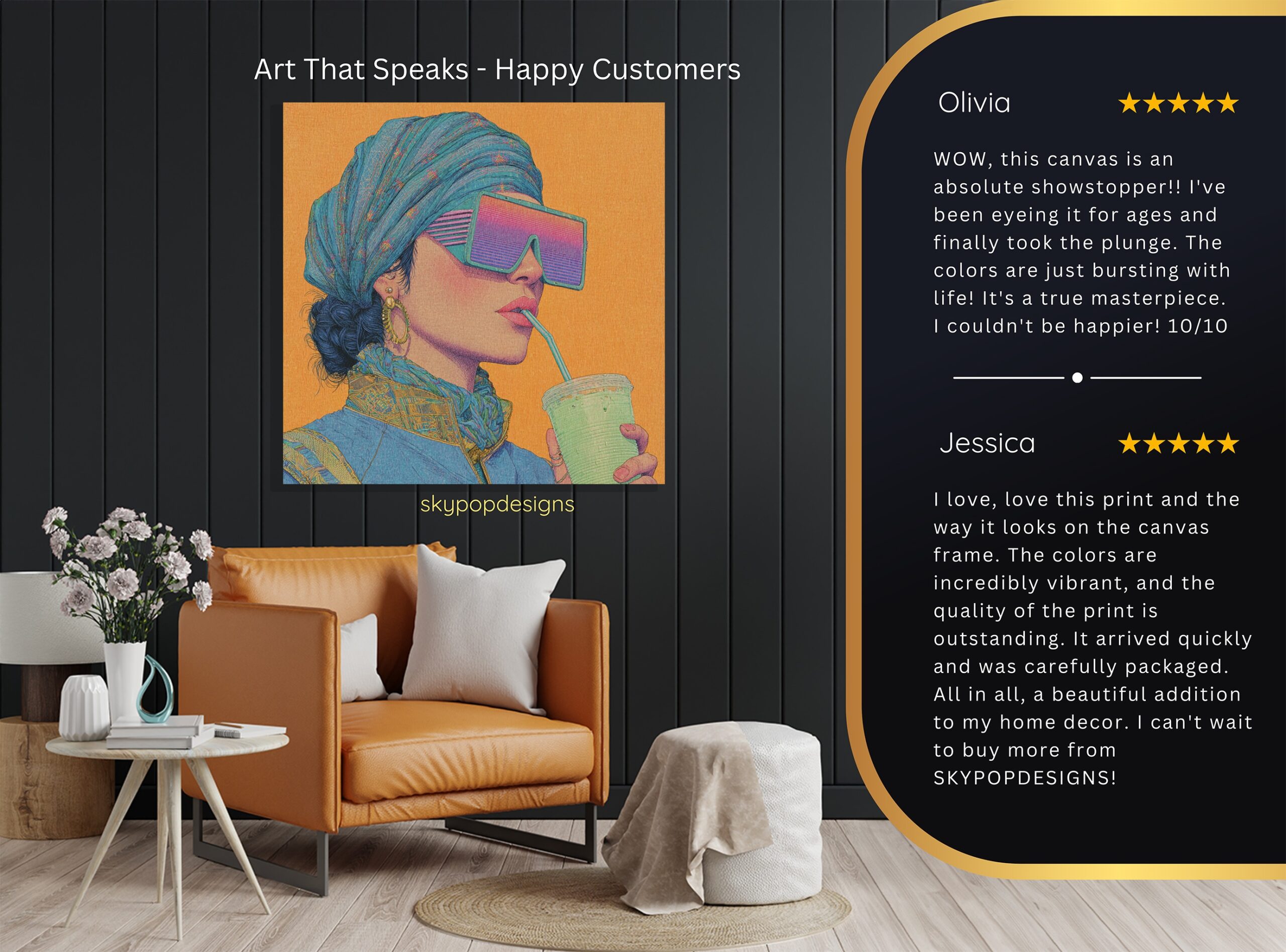 8.jpg Retro Chic Smoothie Sip Art