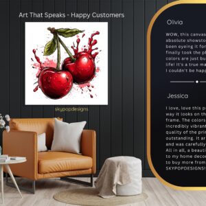 Cherry Splash Art