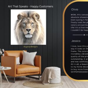 Lion Portrait Art