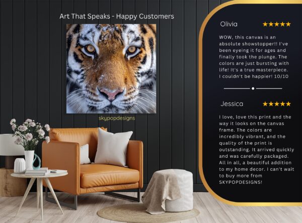 Tiger Eyes Art