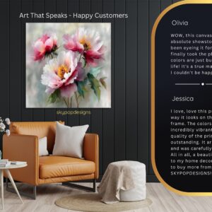 Blooming Peony Art