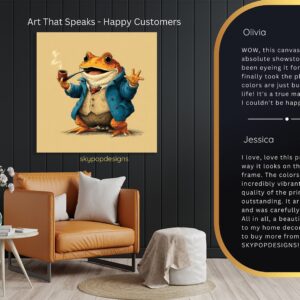Gentleman Frog Art