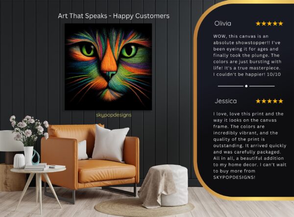 Cat Eyes Art