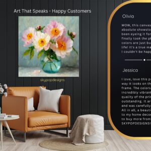 Peony Bouquet Art