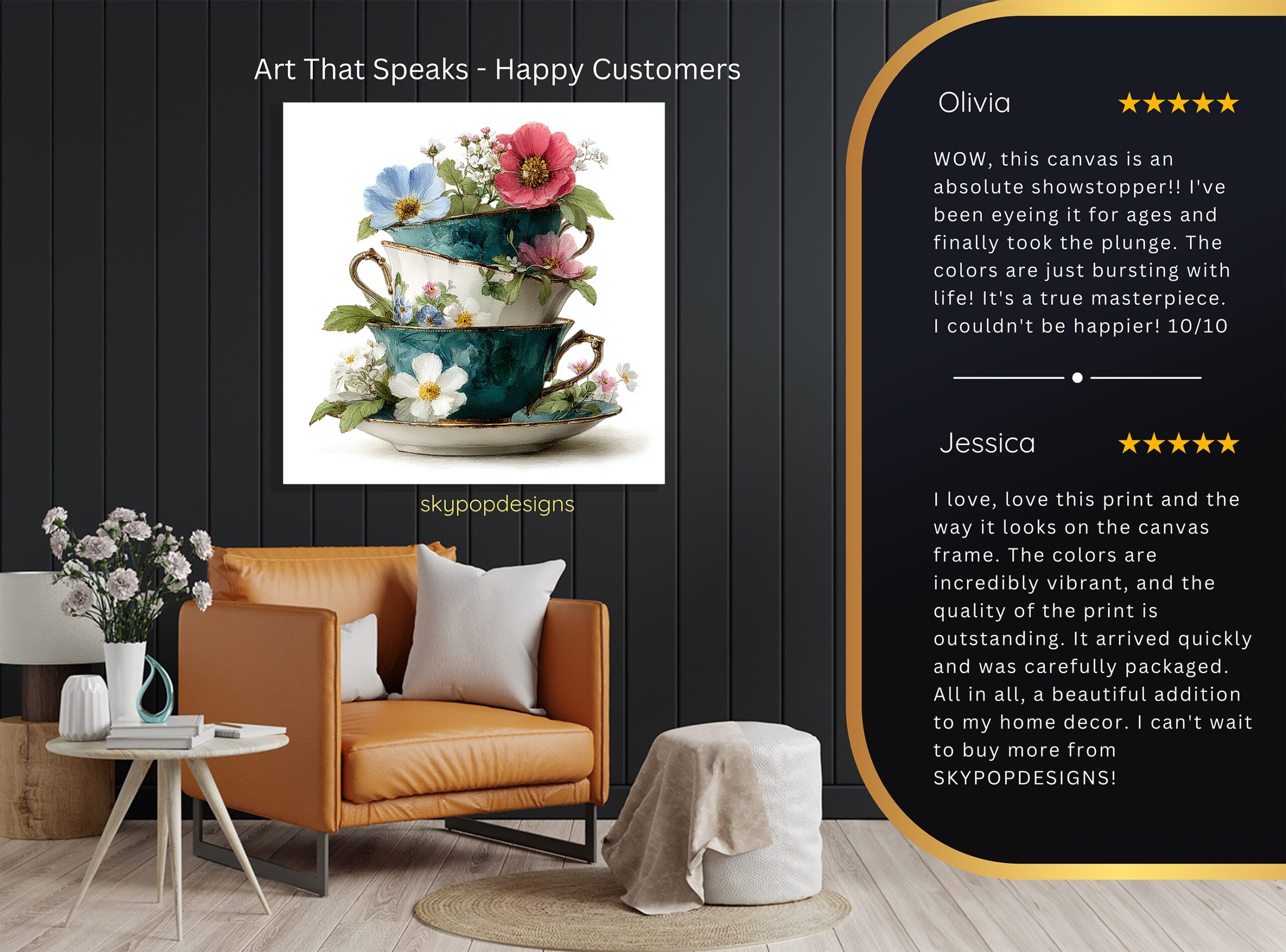 8.jpg Vintage Teacup Floral Art