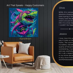 Shark Attack Art