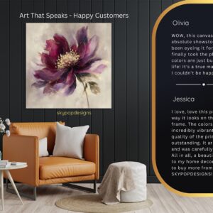 Luxurious Purple Bloom Art