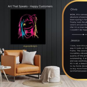 Neon Smile Art