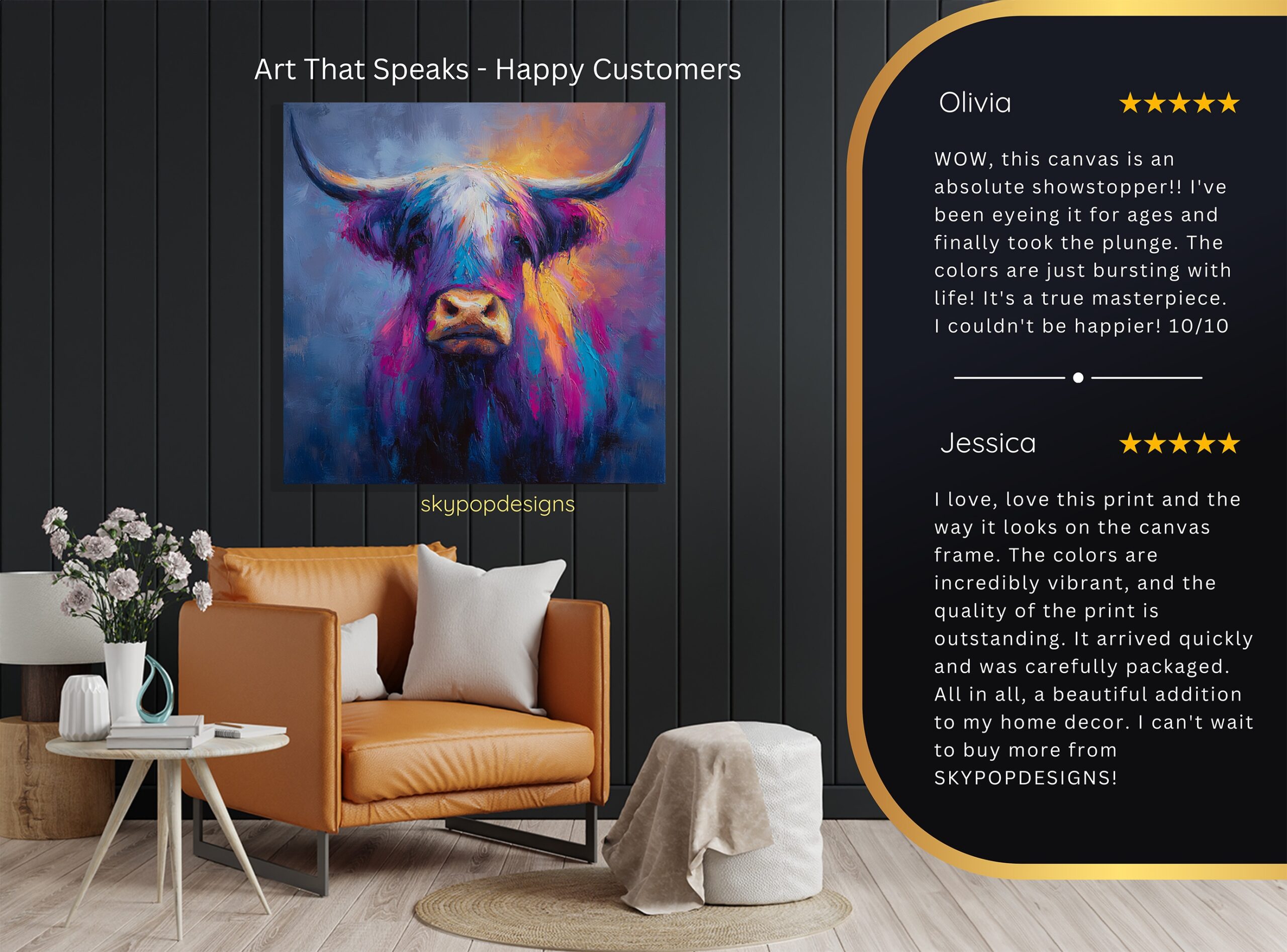 8.jpg Highland Cow Art