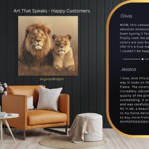 Lion Duo Art