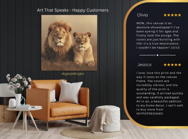Lion Duo Art