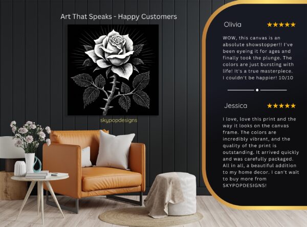 Rose Bloom Art