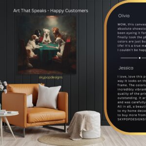 Dogs Playing Poker Art