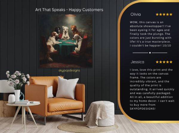 Dogs Playing Poker Art
