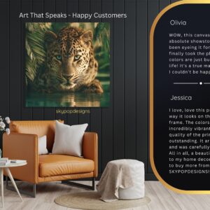 Leopard Jungle Art