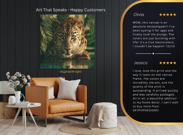 Leopard Jungle Art