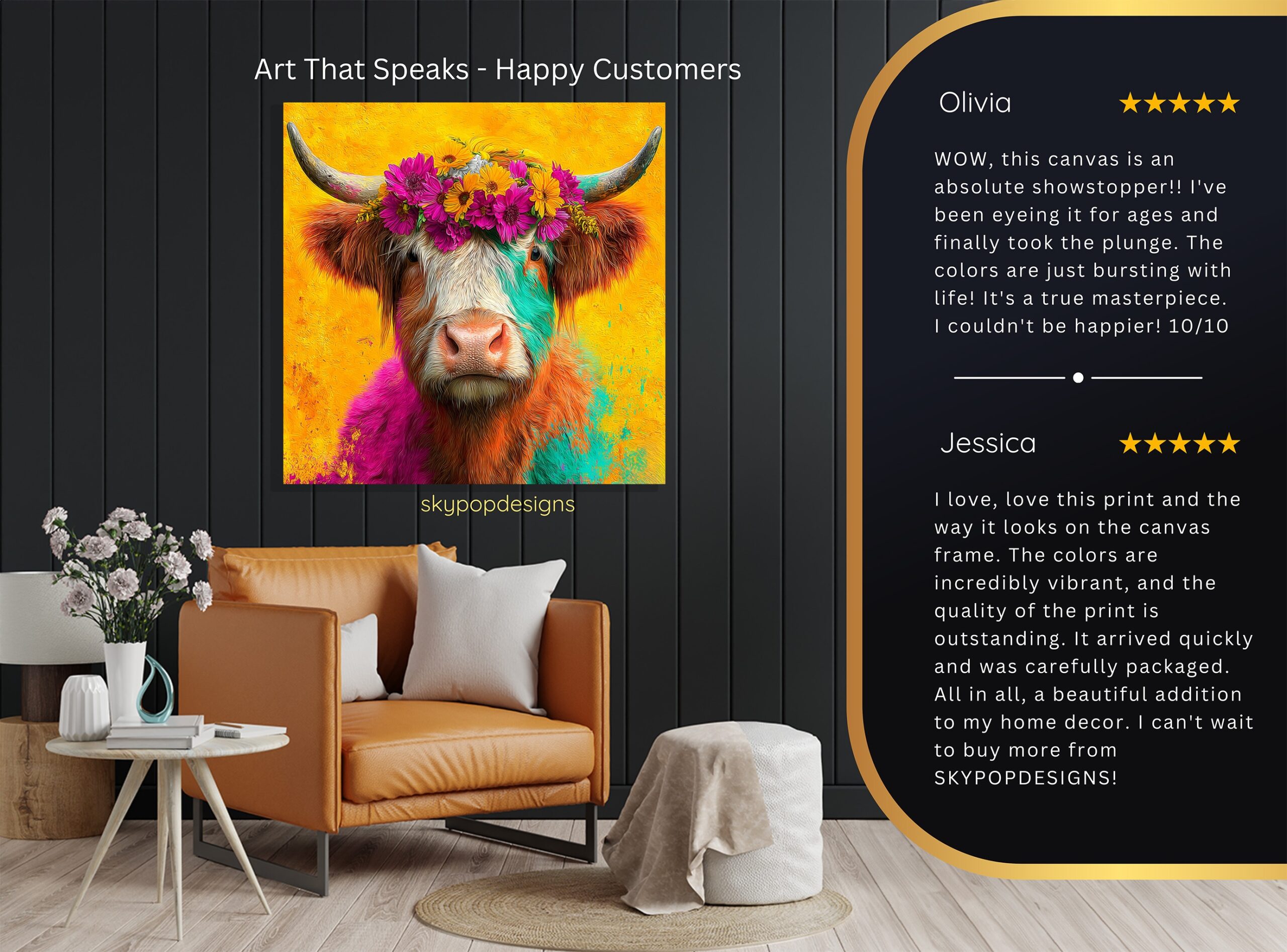 8.jpg Highland Cow Art