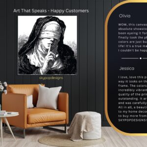 Silence Gesture Art