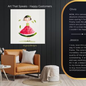 Watermelon Girl Art