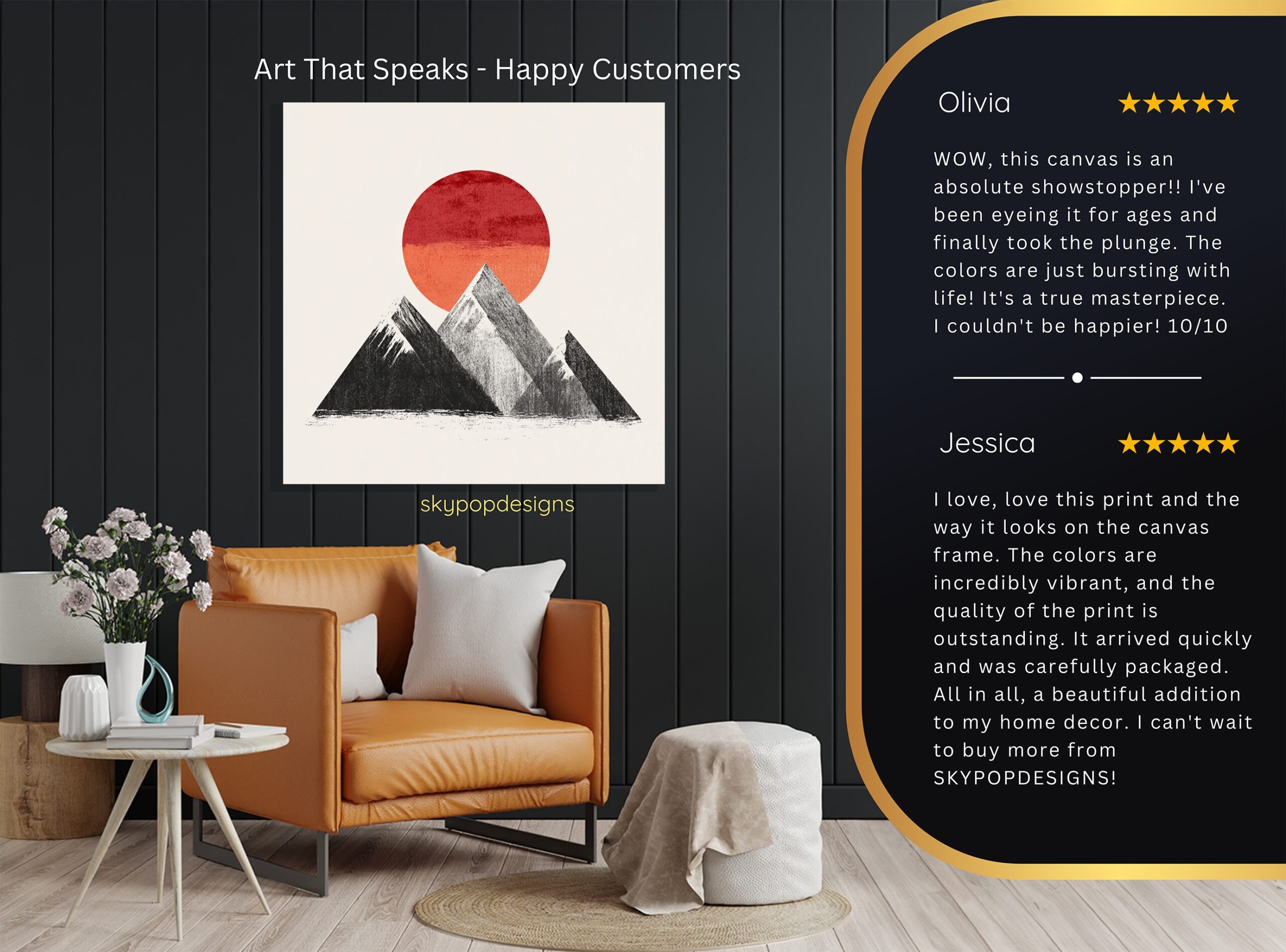 8.jpg Mountain Sunset Art