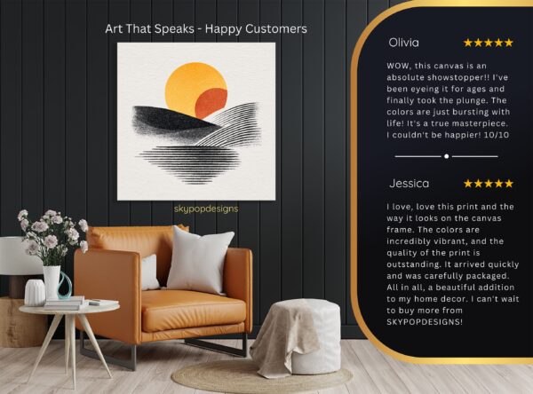 Sunset Horizon Art