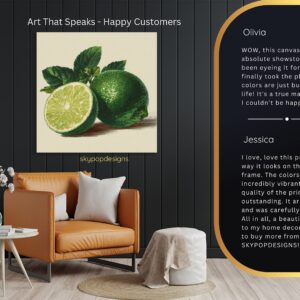 Zesty Lime Botanical Art