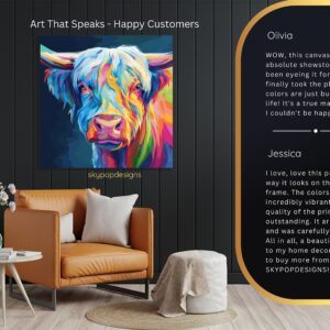 Highland Cow Art