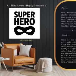 Superhero Mask Art