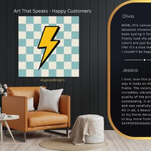 Electric Lightning Bolt Art