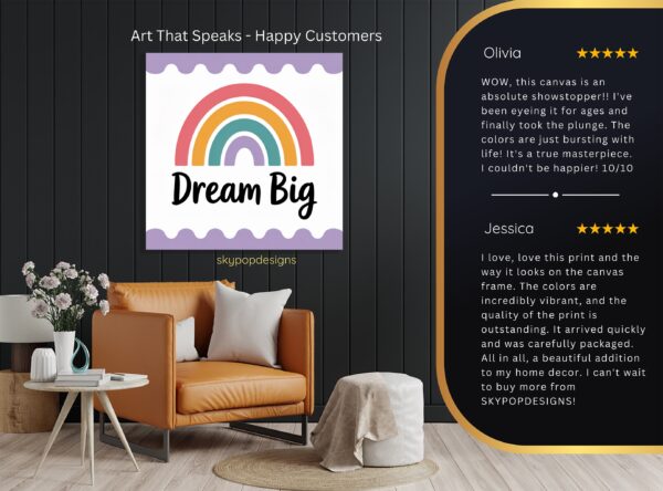Rainbow Dream Big Art