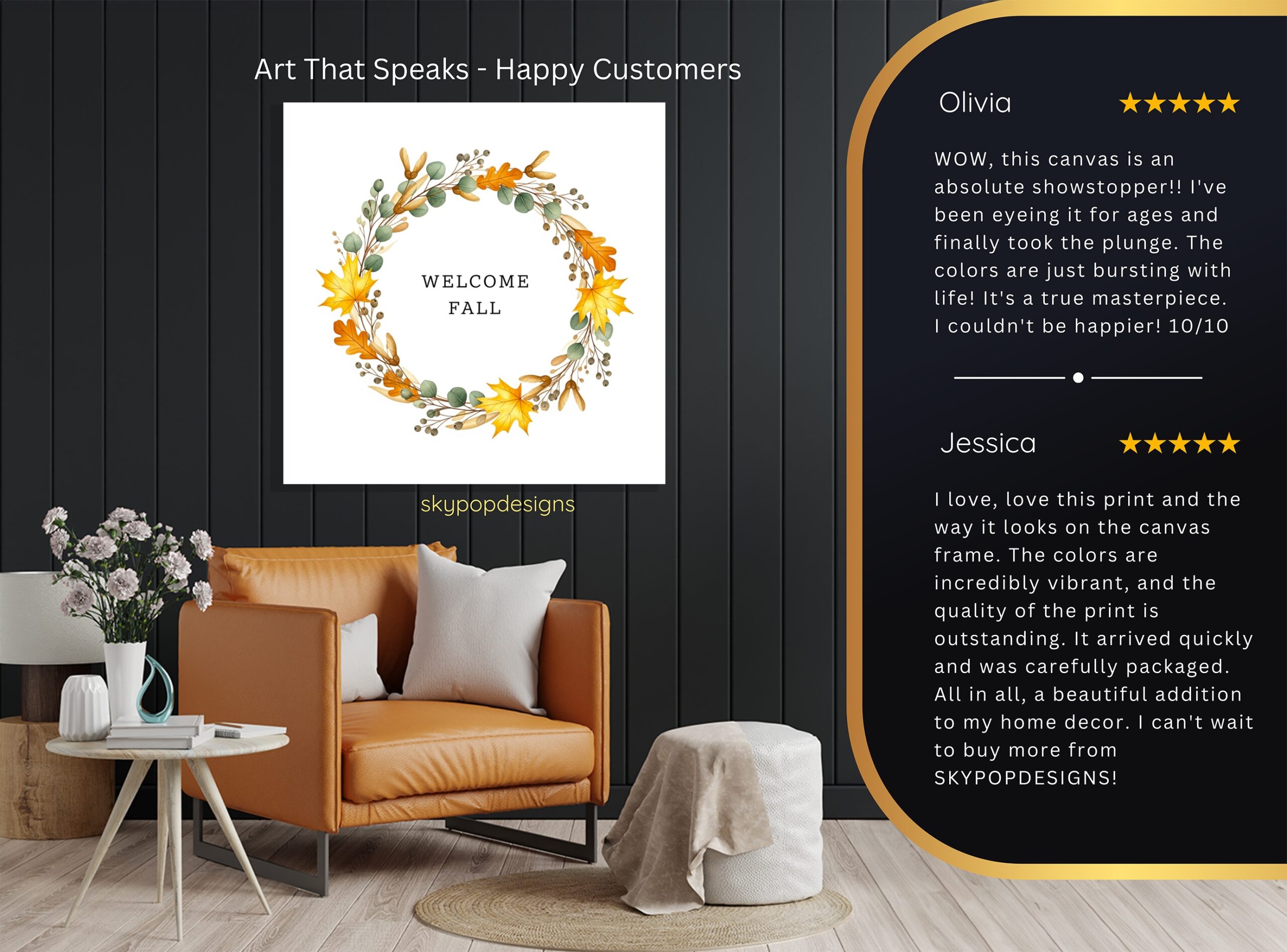 8.jpg Autumn Wreath Welcome Art