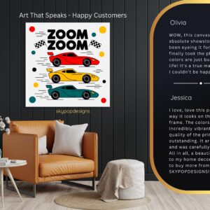 Zoom Zoom Racing Art