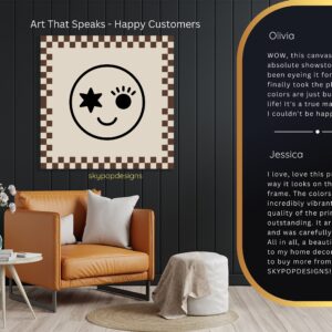 Winking Emoji Art