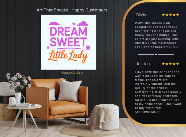 Sweet Dreams Little Lady Art