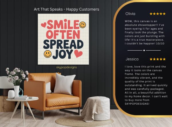 Smile Often Spread Joy Art