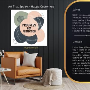 Progress Over Perfection Art