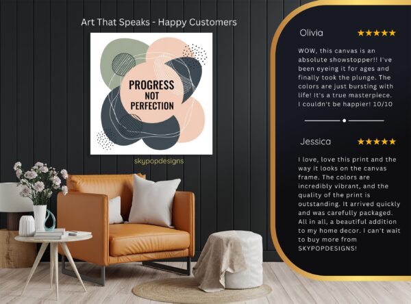 Progress Over Perfection Art