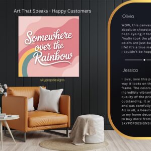 Somewhere Over the Rainbow Art