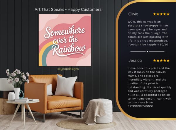 Somewhere Over the Rainbow Art